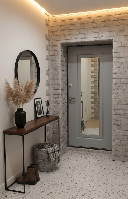 Зеркальная панель двери